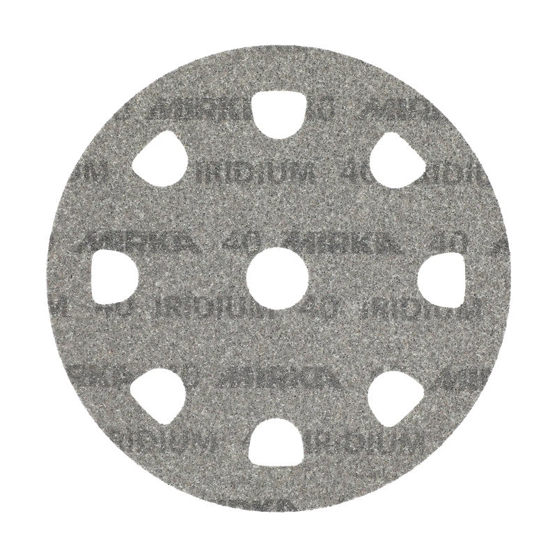 Disques abrasifs auto agrippant ø225 mm iridium styro grain 40-80 (25 pcs)