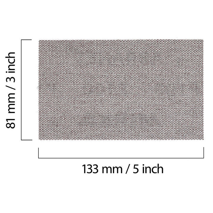 Abrasifs rectangulaire auto agrippant abranet 81x133 mm grip 80-600 (50 pcs)