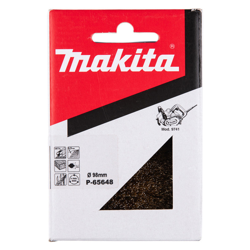 Brosses fil d'acier laitonné pour décapeur 9741 MAKITA P-65648
