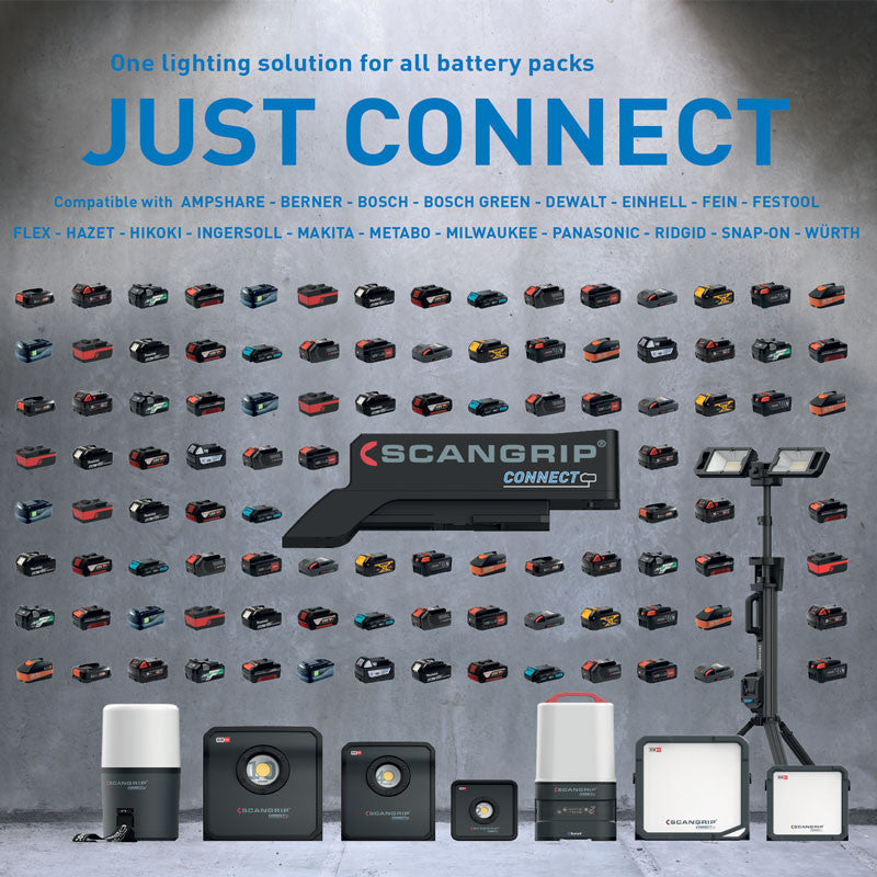 Projecteur 5000 lumens sur trepied SCANGRIP TOWER-5-CONNECT