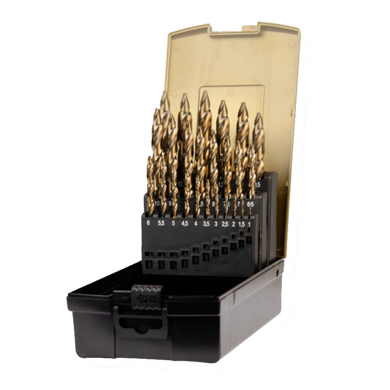 Coffret 25 forets HSS Co5 PROSTEP DIN338 SCHILL