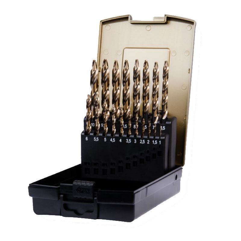 Coffret 19 forets HSS Co5 PROSTEP DIN338 SCHILL