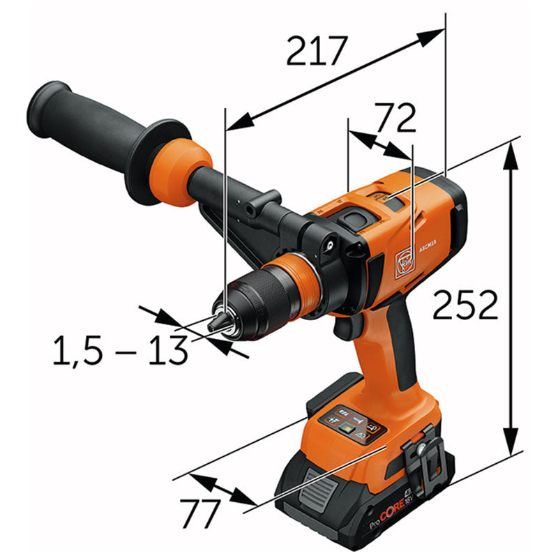 Perceuse visseuse 18V Solo ASCM 18-4 QM AS FEIN