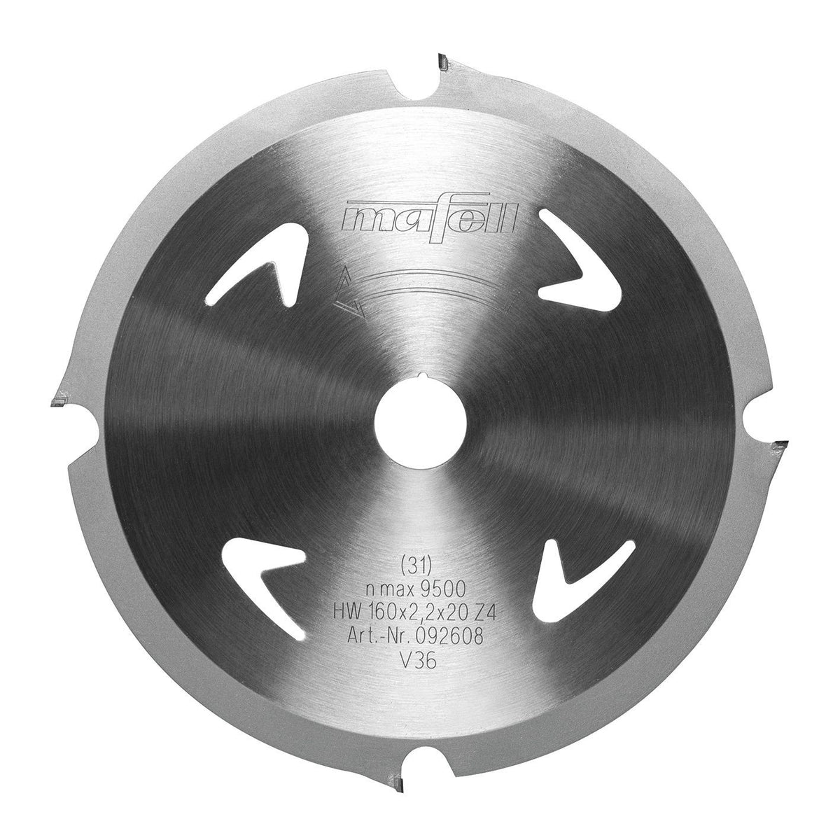 MAFELL Lame de scie DT 160X2,2X20 mm 4 dents KSB-AM160 - 092608