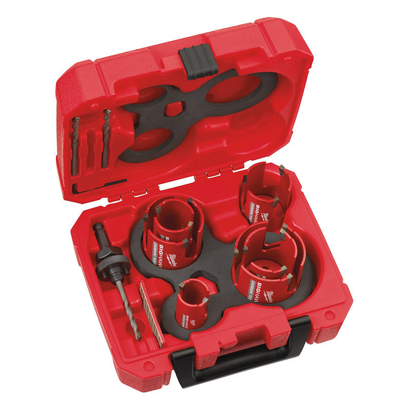 Coffret de 6 scies cloches carbure big hawg 4932464939 milwaukee