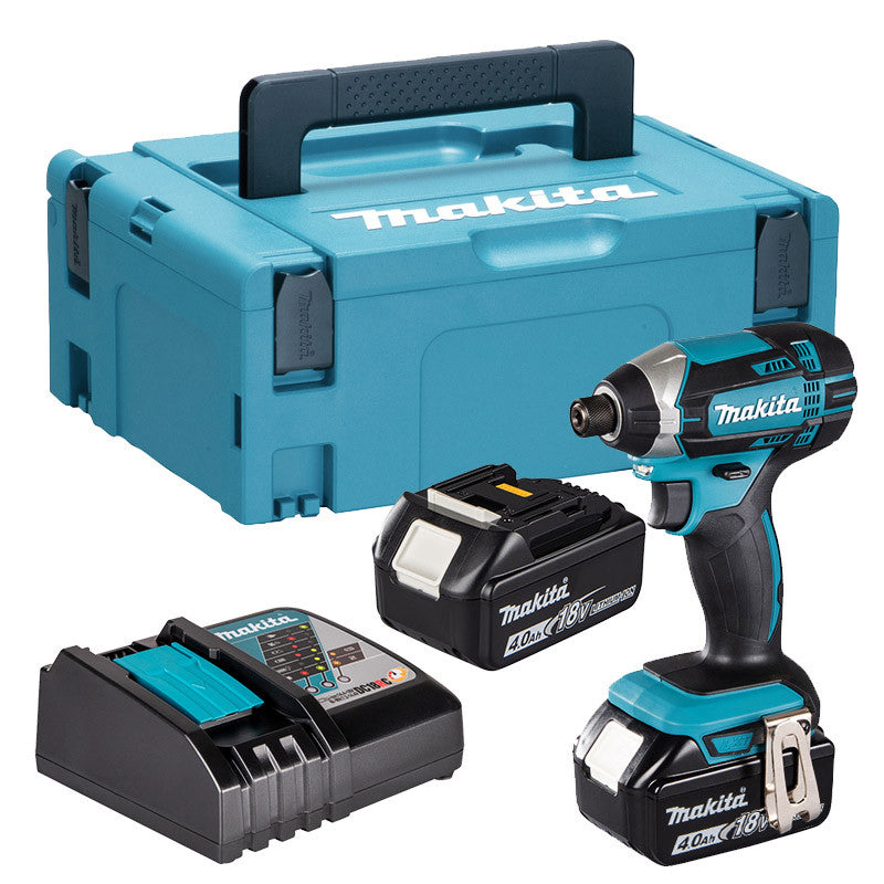 Visseuse à chocs 18v lxt 165 nm 2x4 ah en makpac dtd152rmj makita