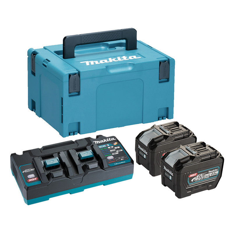 MAKITA Pack énergie 40V XGT 8 Ah et chargeur double - 191Y97-1
