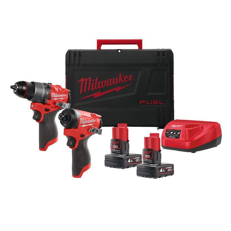 Pack 2 outils 12V 4Ah M12 FPP2A2-402X MILWAUKEE 4933480587