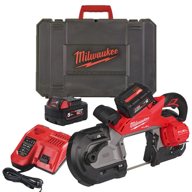Scie à ruban 127 mm 18V 5Ah M18 FBS127-502C MILWAUKEE 4933498310