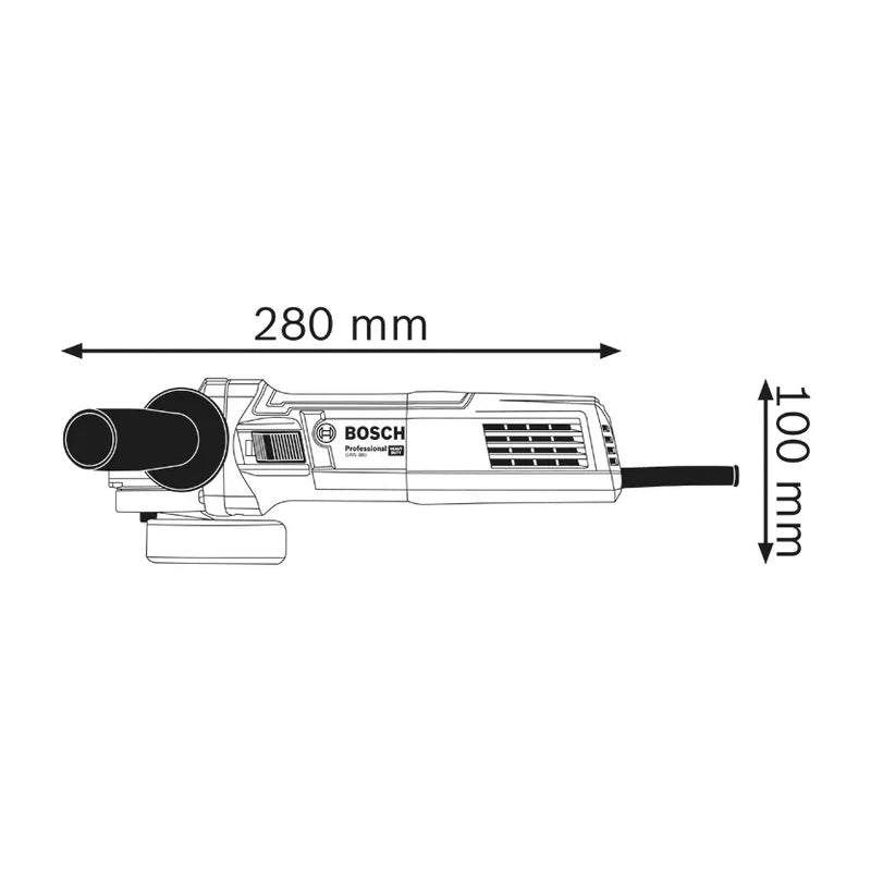 BOSCH Meuleuse d'angle Ø125 mm 880 W GWS880 - 060139600A