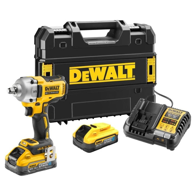 DEWALT Boulonneuse 1/2‘’ 812 Nm - Powerstack 18V 5Ah - DCF891H2T-QW
