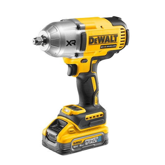 DEWALT Boulonneuse 1/2” 1396 Nm - Powerstack 18V 5Ah - DCF900H2T-QW