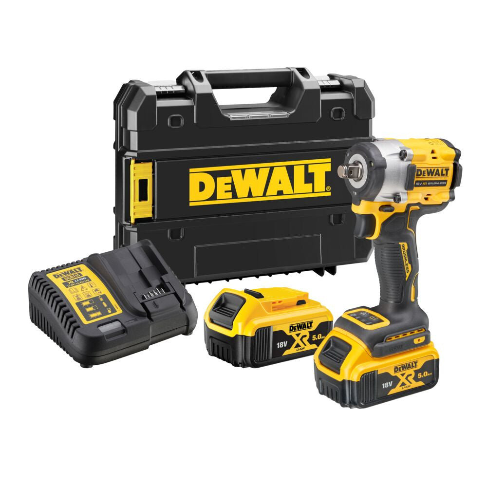 DEWALT Boulonneuse 1/2'' Compacte 406 Nm 18V 5Ah - DCF921P2T-QW