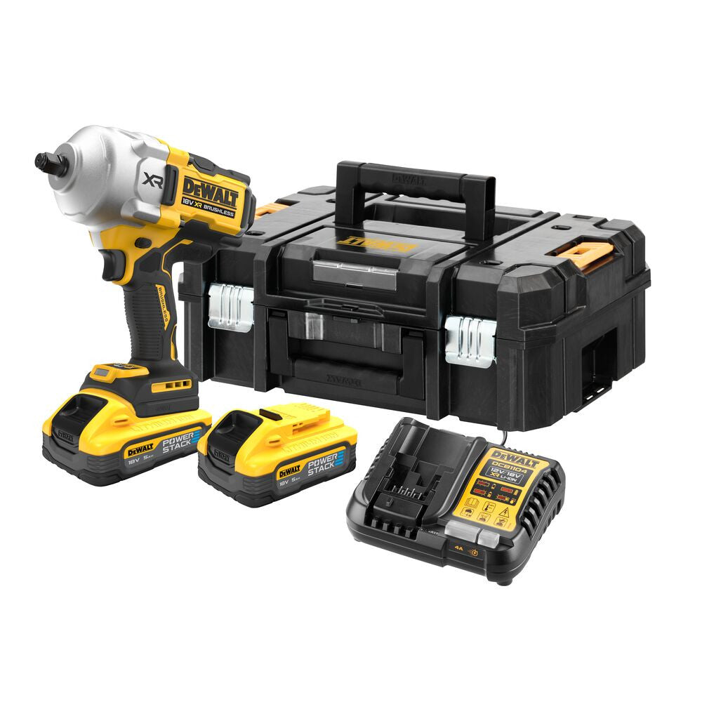 DEWALT Boulonneuse 1/2” 1632 Nm - Powerstack 18V 5Ah - DCF961H2T-QW