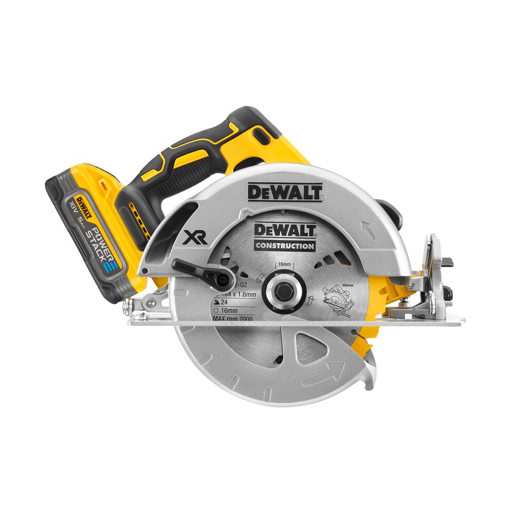 DEWALT Scie circulaire 184mm 18V 5Ah Powerstack - DCS570H2T-QW