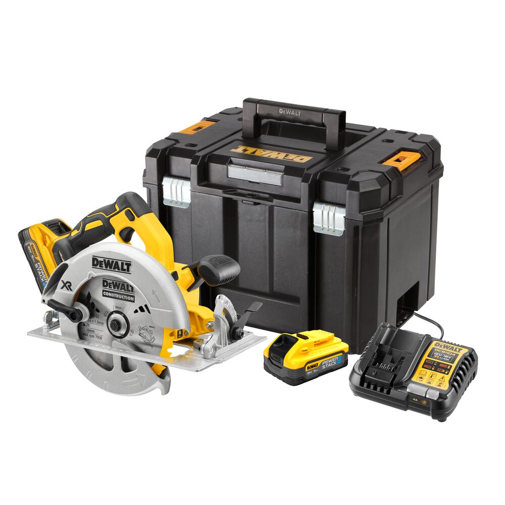 DEWALT Scie circulaire 184mm 18V 5Ah Powerstack - DCS570H2T-QW