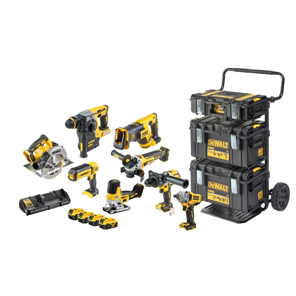 DEWALT Kit 8 outils 18V 5Ah - DCK856P4-QW