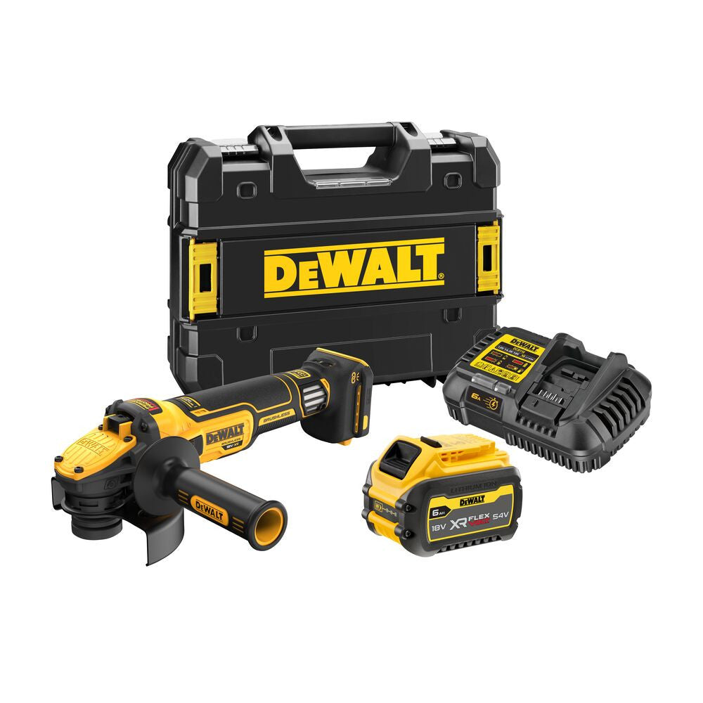 DEWALT Meuleuse 125mm variateur 18V Advantage 6Ah - DCG409VST1-QW