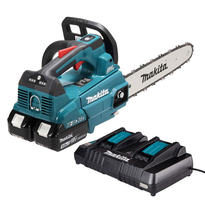 MAKITA Élagueuse sans fil 2x18V (36V) LXT guide 30 cm 2x5 Ah - DUC306T001