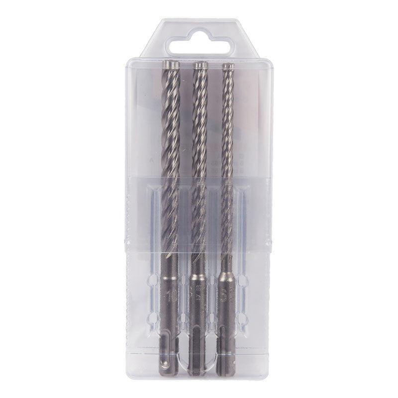 Coffret 3 forets béton SDS-Plus NEMESIS II 4 taillants MAKITA B-59075