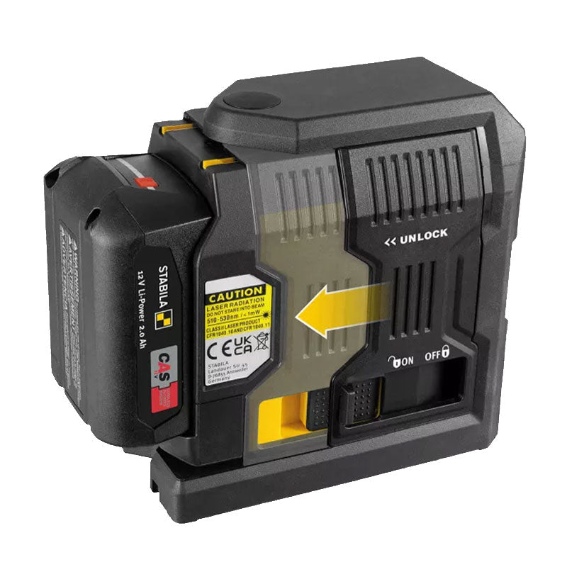 Laser multilignes en croix avec aplomb 12V Solo LAX 500 G STABILA 19983