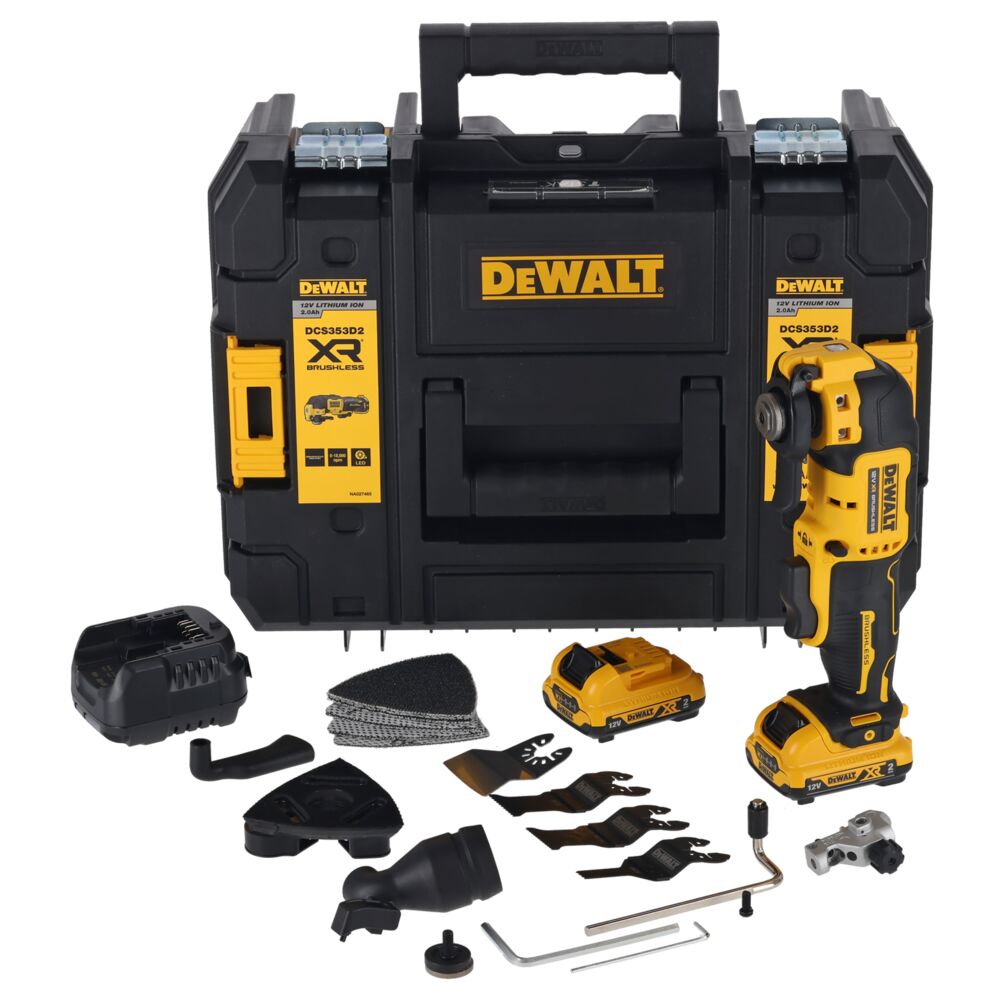 DEWALT Outil Multifonction 12V 2Ah - DCS353D2-QW