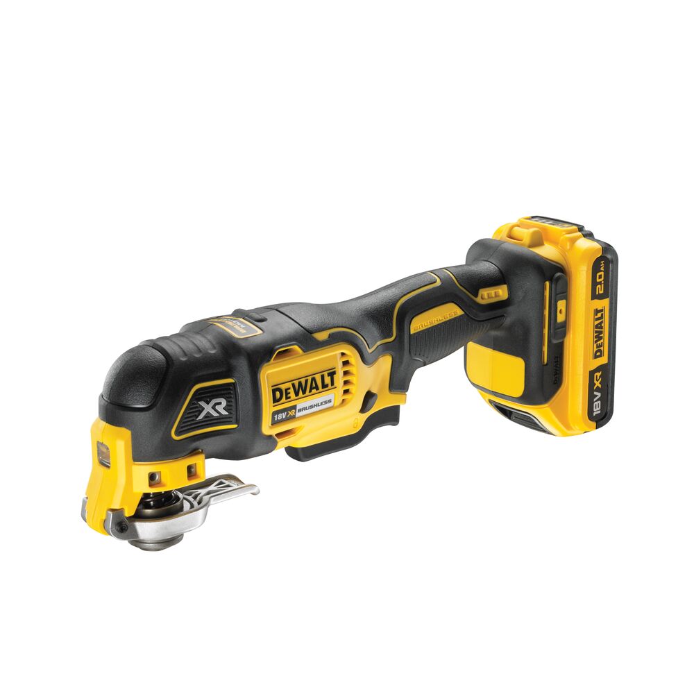 DEWALT Outil Multifonction 18V 2Ah + accessoires - DCS355D2-QW