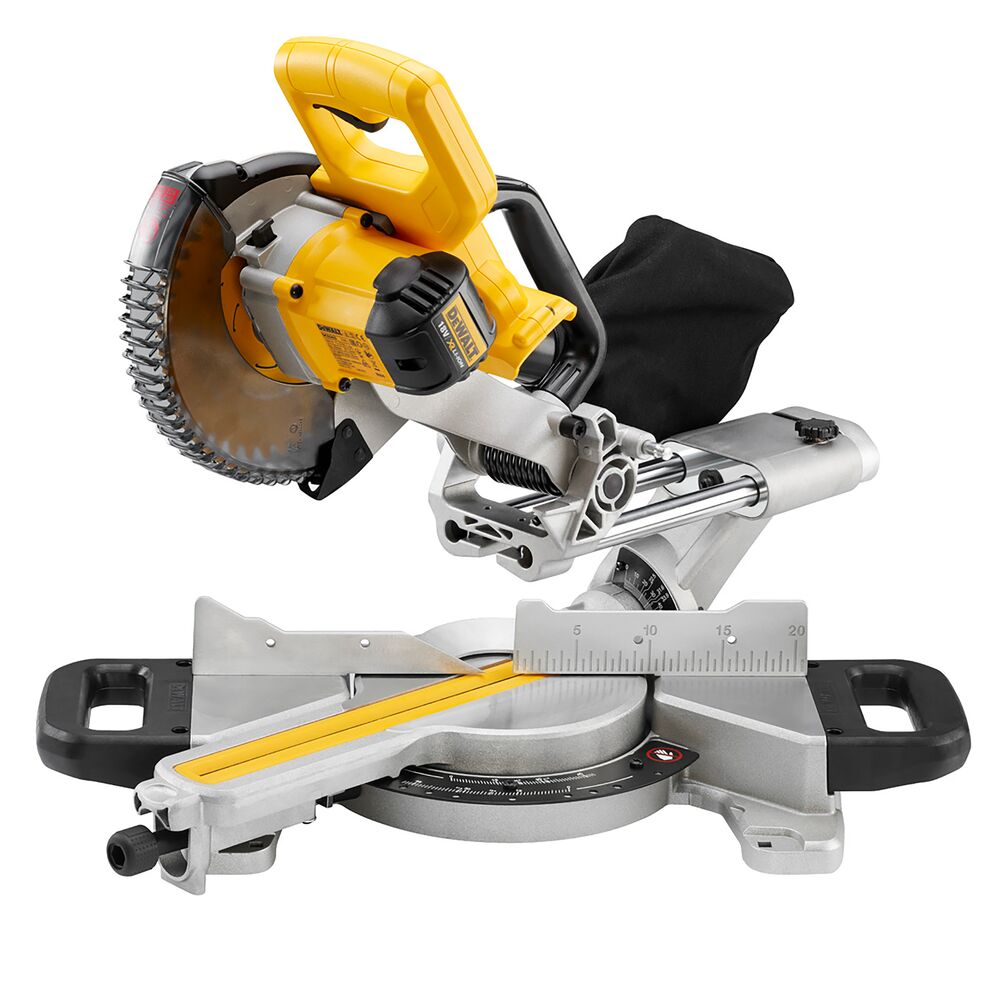 DEWALT Scie à onglets radiale 184mm 18V Solo - DCS365N-XJ