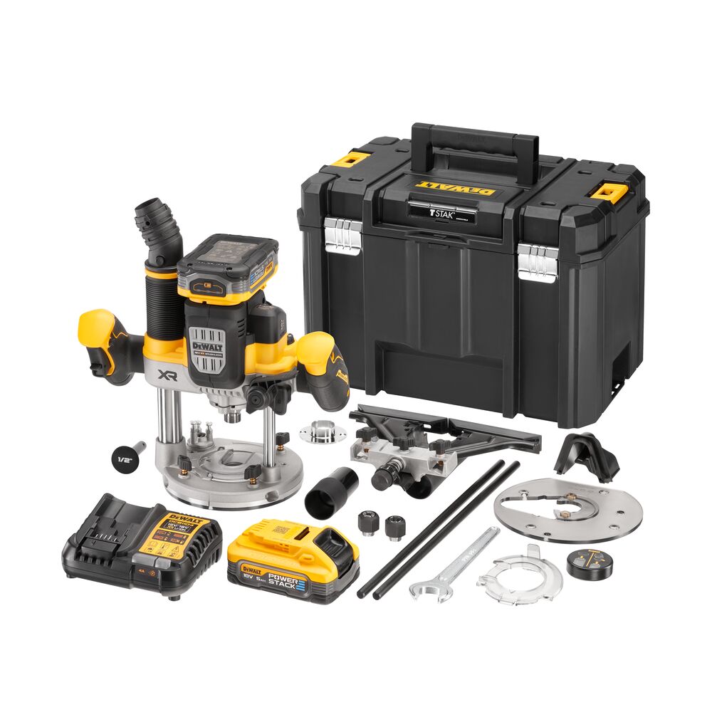 DEWALT Défonceuse 8-12 mm 18V 5Ah Powerstack - DCW620H2-QW