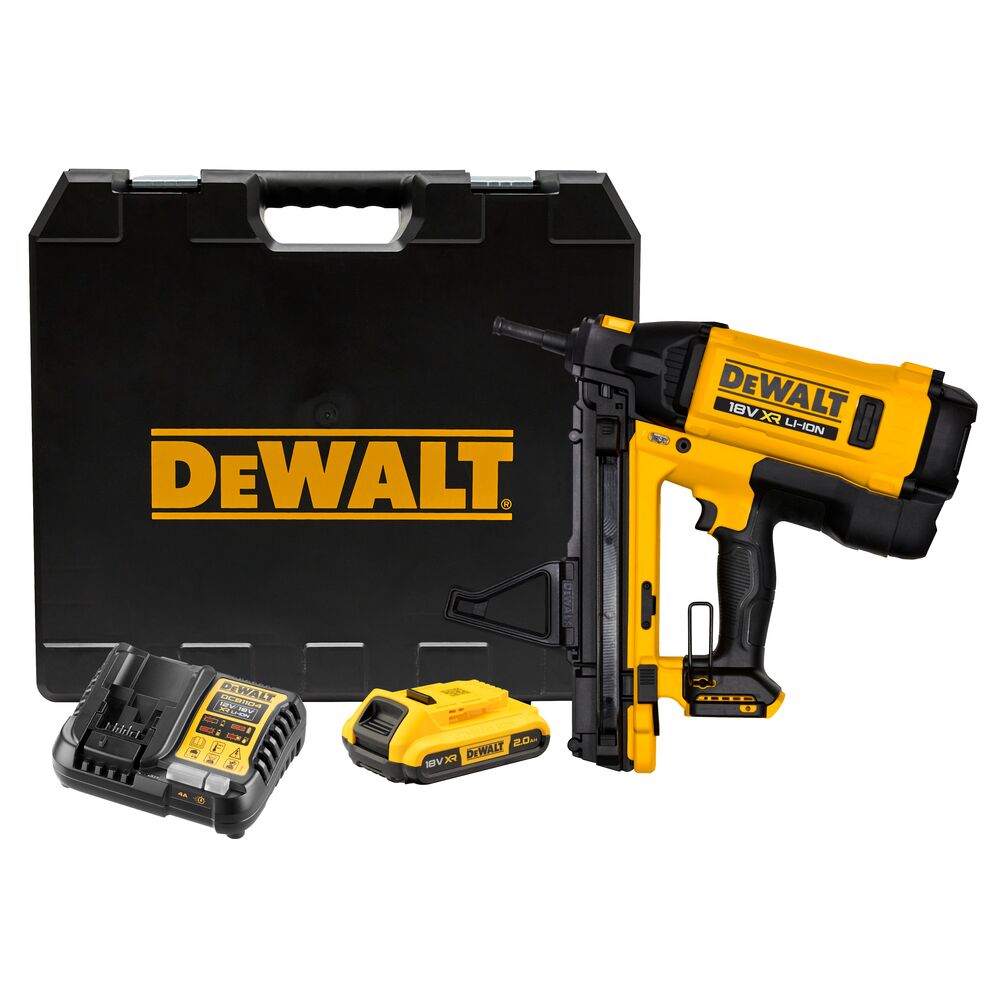 DEWALT Cloueur à gaz béton et acier 18V 2Ah - DGN845D1-QW
