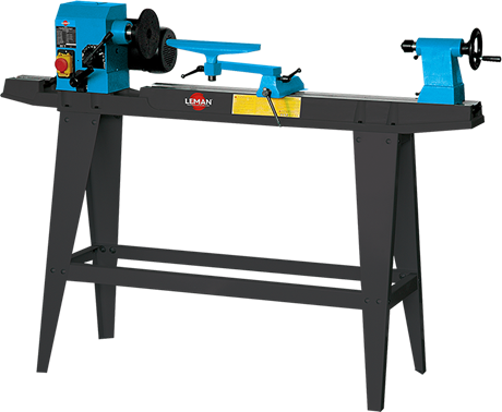 Tour à bois 850mm avec piétement en acier tab085 leman