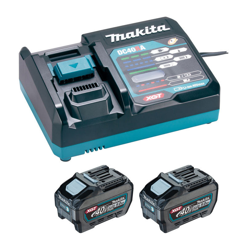 MAKITA Pack batterie 40V 5Ah XGT + DC40RA - 1911V6-0