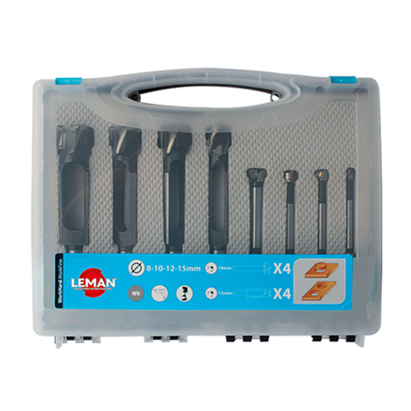 LEMAN Coffret 4 mèches bouchonner+4 mèches façonner - 210 500 08
