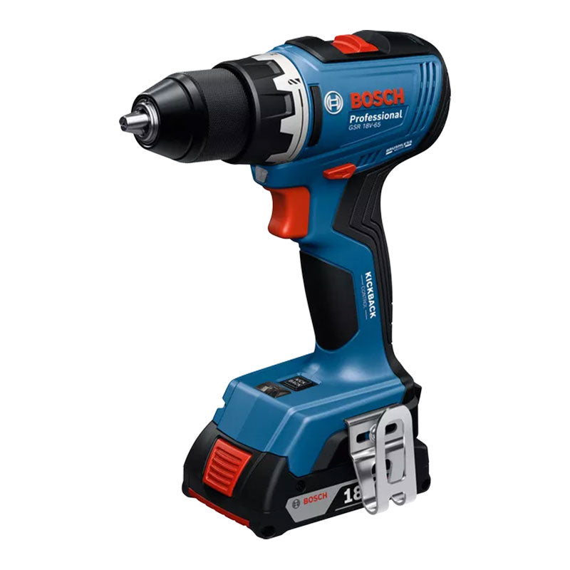 BOSCH Perceuse visseuse 18V 2x5Ah dans L-Boxx GSR18V-65 – 06019N3203