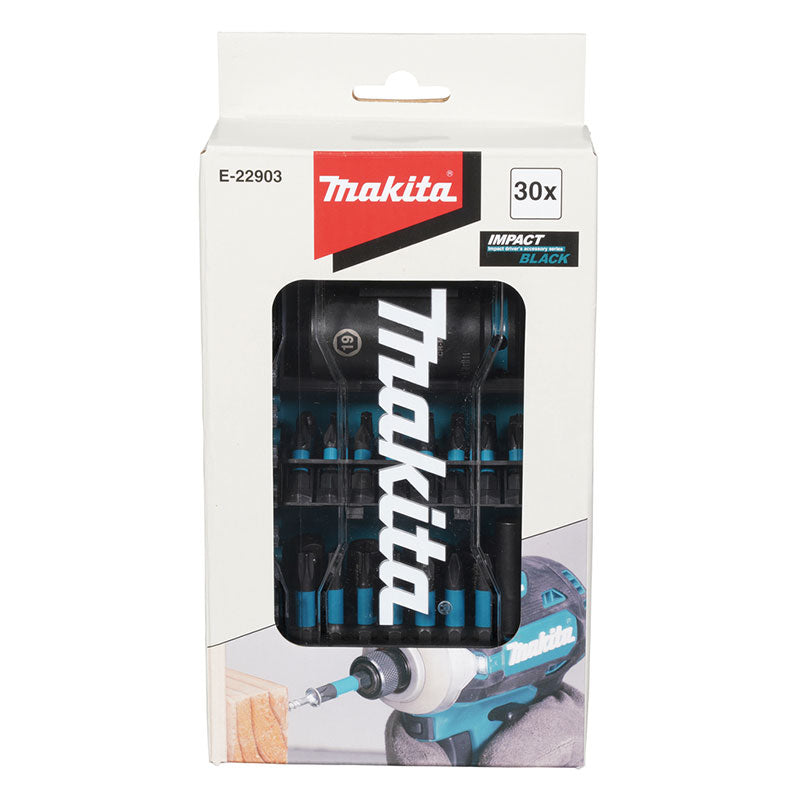 MAKITA Coffret 30 accessoires IMPACT BLACK - E-22903