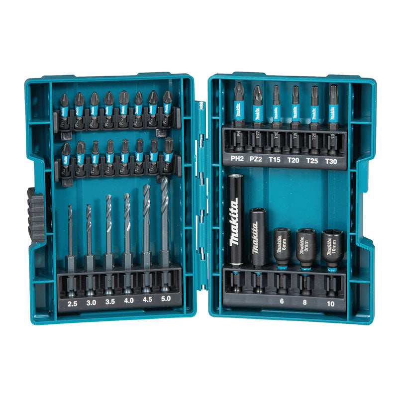 MAKITA Coffret d'embouts de vissage Impact BLACK 33 pcs - B-66896