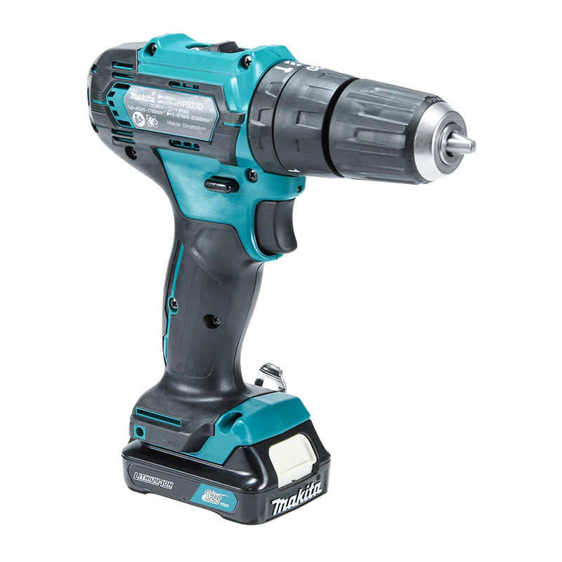 MAKITA Perceuse à percussion 12V CXT 2x2Ah en Valise - HP333DWAE