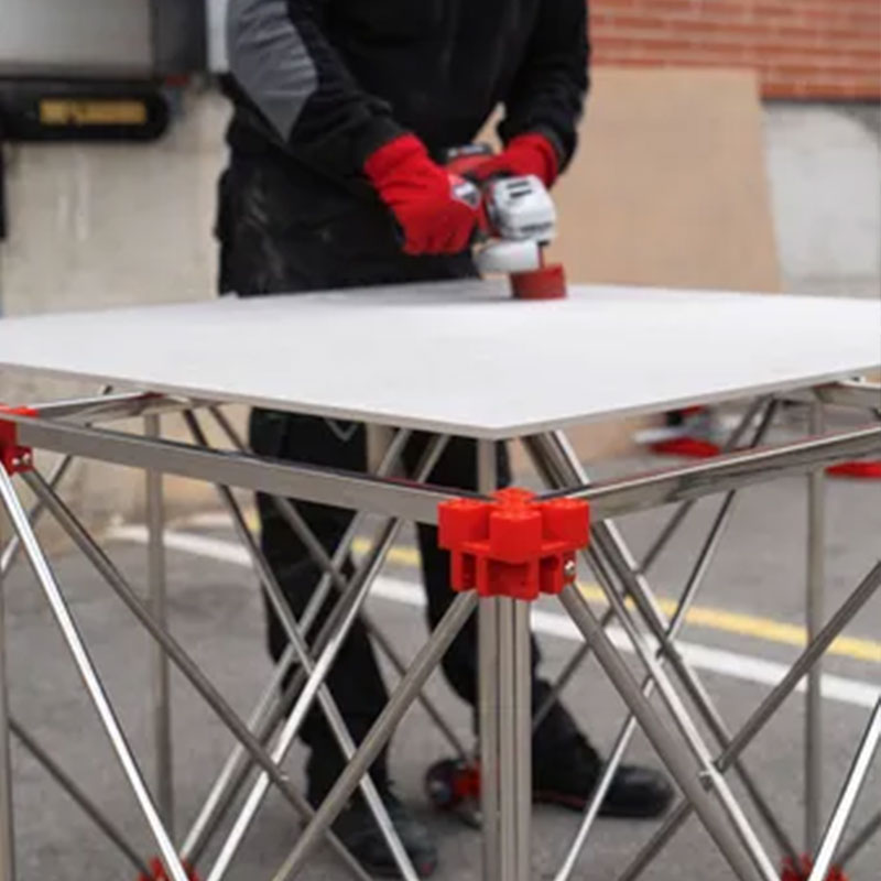 RUBI Table de travail rétractable 120X120 Cm - 28918
