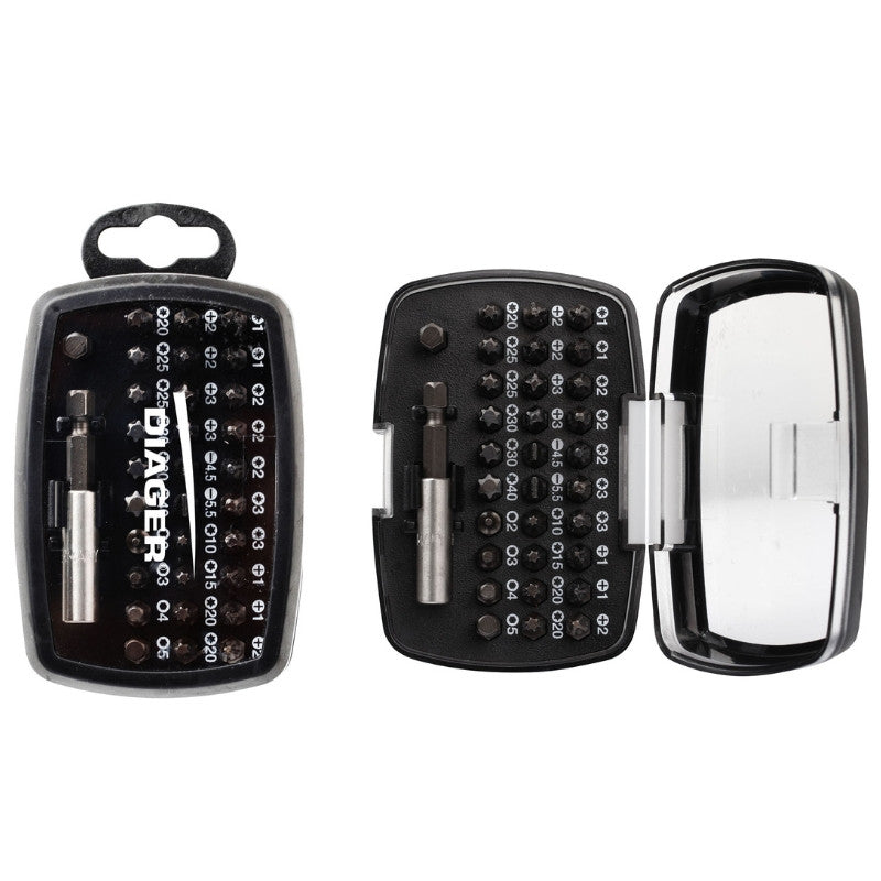 Coffret 32 embouts de vissage 1/4" torsion 634c diager