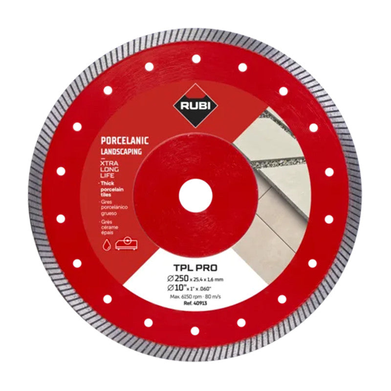 RUBI Disque diamant Grès cérame TPL PRO 250/300 mm - 40913