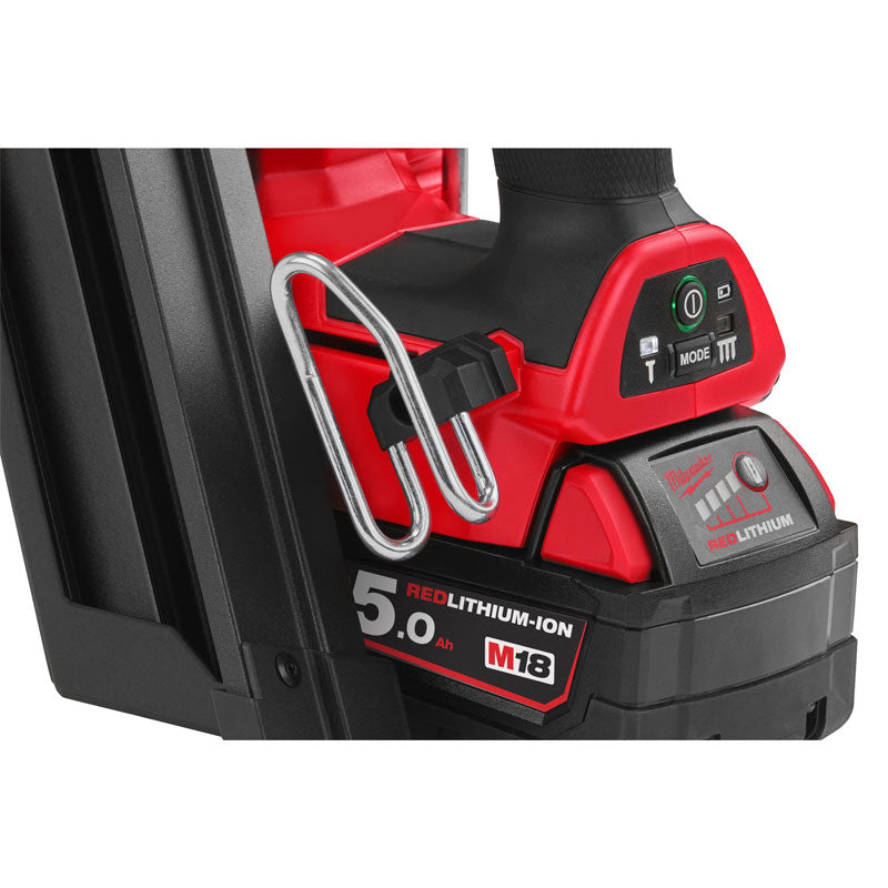 MILWAUKEE Cloueur charpente 18V 2x5Ah M18 FFN-502CA + 19800 clous 75mm - 4933493924