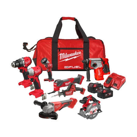 MILWAUKEE Pack 8 outils 18V 5Ah M18 FPP8H-504B - 4933500111