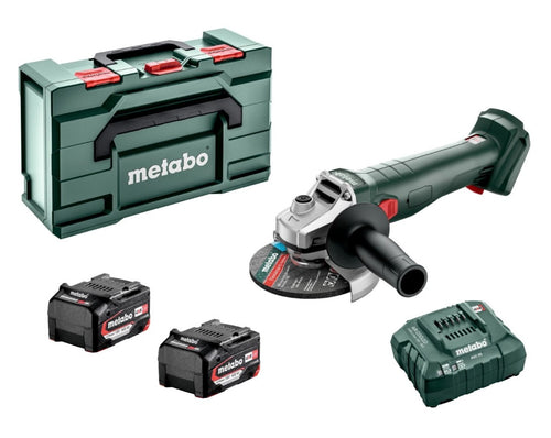 METABO Meuleuse d'angle 18V 4Ah W 18 L 9-125 - 602247510
