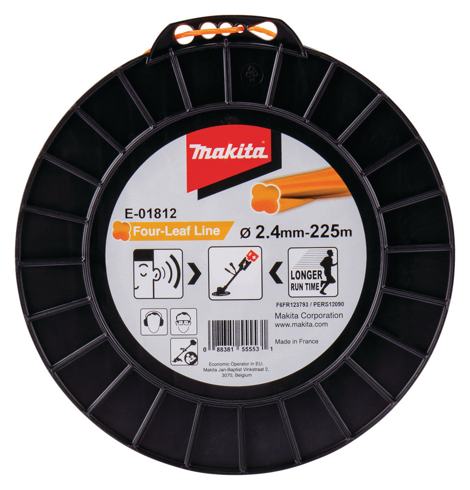 MAKITA Fil nylon trefle torsade 2.4-225M - E-01812