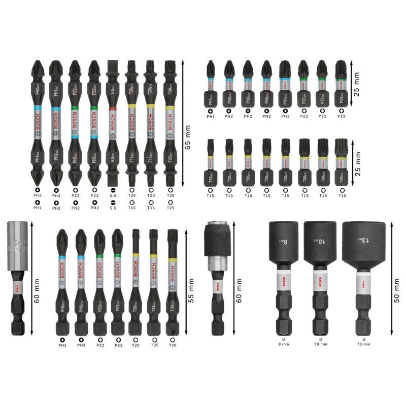 BOSCH Coffret Vissage PRO Impact 36pcs prés. - 2608522517