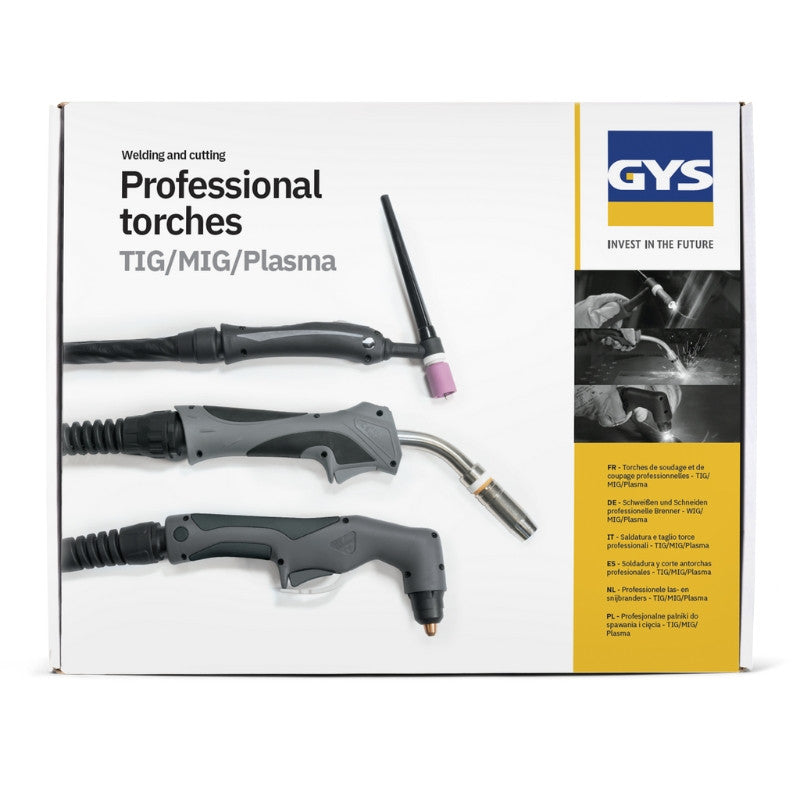 GYS Torche TIG 17 V - air - 4m - CONNECT. 10/25 - 087583