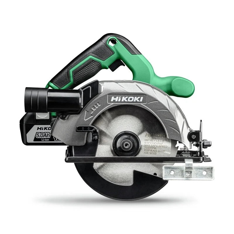 HIKOKI Scie circulaire Ø 165 mm 18V 5Ah - C1806DAWRZ