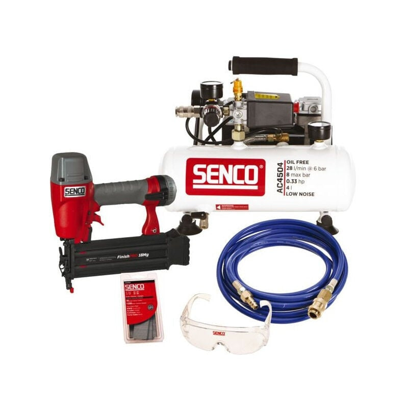 SENCO Pack cloueur FINISHPRO18MG + compresseur AC4504 - AFN0024KIT