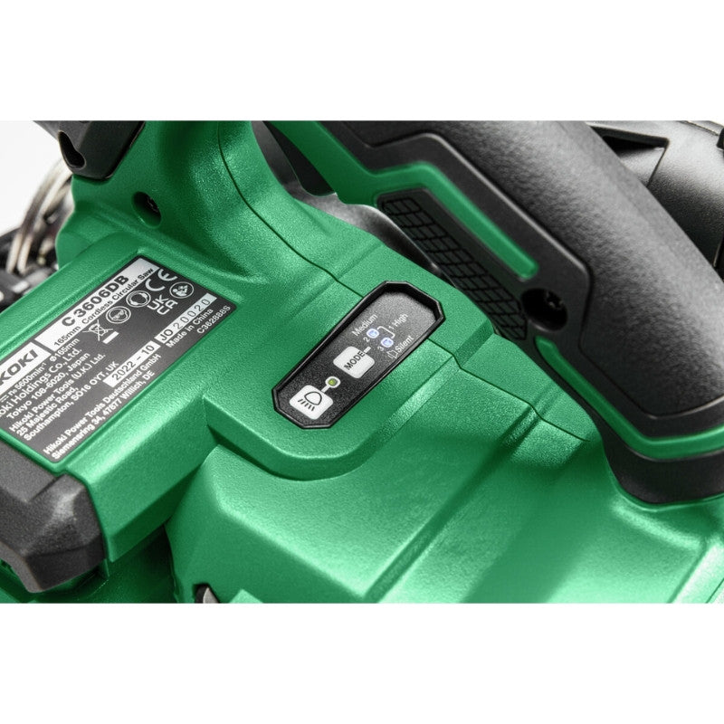 HIKOKI Scie circulaire Ø 165 mm 36V Multivolt Solo - C3606DBW2Z