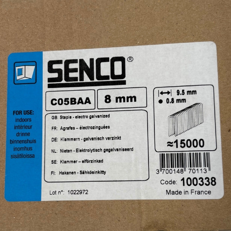 SENCO Boite d'agrafes C05BAA 8mm - 100338